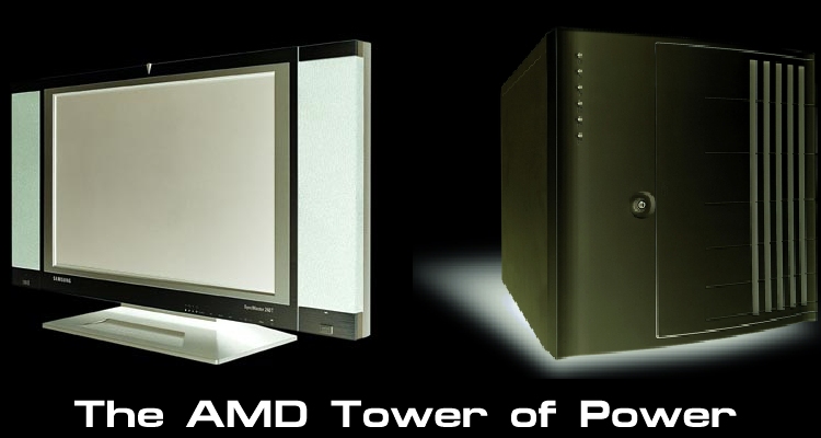 The AMD Tower of Power... HAL9000, eat your heart out!!